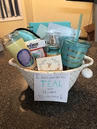 Friend Diy Birthday Gift Basket Ideas I Wanted To Teal You Happy Birthday Bff Birthday Gift Birthday Gifts For Best Friend Happy Birthday Gifts