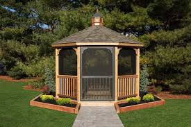 Can't wait to actually get to use it! Screens For 12 Ft Cedar Octagon Gazebo Yardcraft