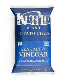 Earth balance kettle chips vegan sour cream & onion. Sea Salt Vinegar Kettle Brand