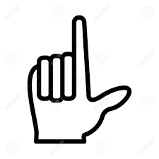 Download scientific diagram | the asl fingerspelling alphabet, from 15. Finger Spelling The Alphabet In American Sign Language Asl The Letter L Vector Royalty Free Cliparts Vectors And Stock Illustration Image 135103600