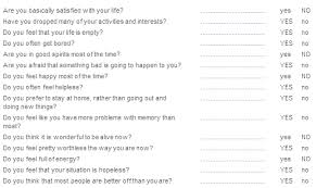 Image result for Geriatric Depression Scale