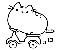 Halloween doesn't always have to be spooky, sometimes it can be cute. Pusheen Coloring Pages Coloring Home