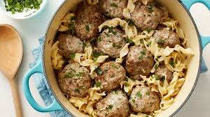 One Pot Swedish Meatballs With Egg Noodles Recipe Recipes Beef Dinner Food