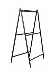 Top slot opening in sign frame used for poster insert. A Frame Sign Holder 24x36 Outdoor Sign Displays Display Aisle