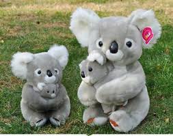 Authentic Toy Large Club Plush Stuffed Toy Koala Bear Mother Son Doll 16 High Koala Bear Bear Toy Harrods Teddy Bear