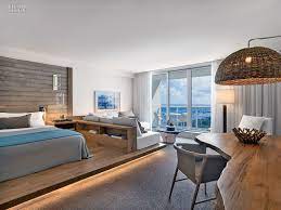 420 rooms spread over 20 floors provide a warm and pleasant home away from home. You Re The One 1 Hotel S Miami Beach Debut By Meyer Davis Studio Hotel Room Design South Beach Hotels Hotel Interior Design