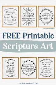 The 71 topical bible studies listed below were created by christian writers, bill and maureen williamson, in pdf format for free download to your device, and they are printable. 6 Free Printable Bible Verses Scripture Art Prints