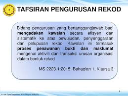 Aspek pengurusan rekod dalam akta arkib negara malaysia. Pengenalan Kepada Pengurusan Rekod Ppt Download