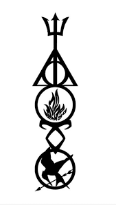 Percy Jackson Harry Potter Divergent Mortal Instruments City Of Bones Hunger Games Cidade Dos Ossos Tatuagem Divergente Coisas De Pokemon