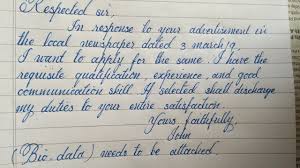 From, sanford craig, 545 lake rd. How To Write An Application Letter For A Teaching Job