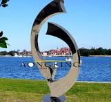 Modern Art Garden Decoration Outdoor Sculpture Stainless Steel -