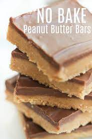 The Best Easy No Bake Peanut Butter Bars Recipe Recipe Peanut Butter Bars Recipe Peanut Butter No Bake Bars Recipes