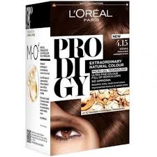 It not only doesn't have ammonia, it also doesn't have peroxide nor synthetic colorants. L Oreal Paris Prodigy Ammonia Free Hair Color 4 15 Frostedbrown