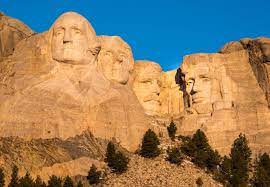 Majestic figures of george washington, thomas jefferson, theodore roosevelt and abraham lincoln, surrounded by the beauty of the black hills of south dakota, tell the story of the birth, growth, development and preservation of this country. Mount Rushmore National Memorial Facts Location History Britannica