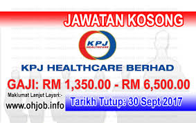 Daftar akaun lupa kata laluan. Jawatan Kosong Kpj Healthcare Berhad 30 September 2017 Jawatan Kosong Kerajaan Swasta Terkini Malaysia 2021 2022