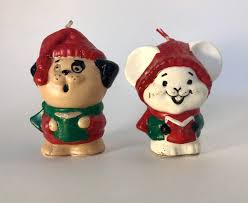 Vintage Christmas Candles From Avon Set Of 2 Pair Of Etsy Vintage Christmas Candles Vintage Candles Christmas Candles