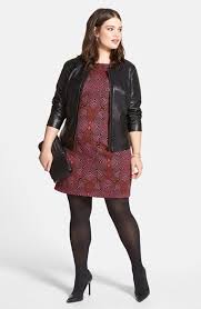 Halogen Leather Jacket Taylor Dresses Sheath Dress Plus Size With Images Plus Size Outfits Fashion Plus Size Fashion