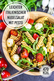 Spaghettisalat mit rucola rezept nicht getestet. Leichter Italienischer Nudelsalat Mit Pesto Rucola Und Mozzarella Vegetarisch Und Perfekt Zum Grillen Kalorien Geniessen