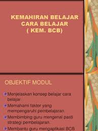 3 belajar kemahiran belajar menguruskan diri dgn. Kemahiran Belajar Cara Belajar