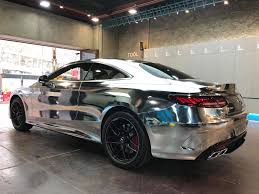 Chrome Wrapped Mercedes Benz S63 Amg Coupe Pinterest Entmillionaire Mercedes Amg Amg Mercedes