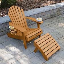 Hamilton Adirondack Patio Chair With Ottoman Cup Holder Toffee Highwood Adirondack Chair Folding Adirondack Chairs Wood Adirondack Chairs