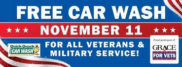 It's on the honor system. Free Car Wash For Veterans On Wednesday November 11 At All Quick Quack Car Wash Locations