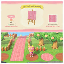 With permissions from kind acnh users, we've listed some great custom designs for path and floor. Couldn T Find A Pink Vertical Wooden Plank Floor Design So I Made One Myself Acqr