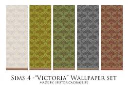 History Lover S Sims Blog Victoria Victorian Wallpaper Set Sims 4 Downloads Victorian Wallpaper Sims Sims 4