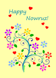 Happy Nowruz With Spring Flowers And Love From Our Home To Yours Greeting Card Nowruz Card Nowruz Greeting Card Image
