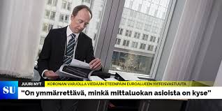 Siihen myös voitaisiin vaikuttaa poliittisilla päätöksillä, ja sen suhteen kaikki muut puolueet ovat erilaisella linjalla. Halla Aho Hallituksen On Ryhdyttava Valmistelemaan Eroa Yhteisvaluutasta Kriisiaikana Eurosta On Tulossa Nilkkaan Sidottu Kivi Joka Vetaa Suomen Mukanaan Syvyyksiin Suomen Uutiset