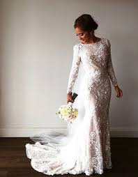 Modest Wedding Dresses With Pretty Details Modwedding Wedding Dress Long Sleeve Lace Mermaid Wedding Dress Wedding Dresses