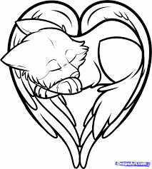 An example of such activities can be joint drawing. Cool Coloring Hearts How To Draw A Heart Shaped Wolf Wolf Heart Step 8 Cute Wolf Drawings Wolf Drawing Pictures To Draw
