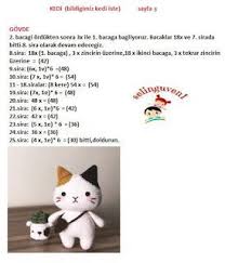 Kedicik Crochetanimalpatterns 2020 Amigurumi Modelleri 3d Kartlari Amigurumi