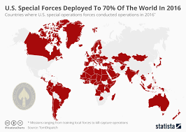 Chart U S Special Forces Deployed To 70 Of The World In