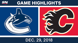 See the live scores and odds from the nhl game between flames and canucks at rogers arena on may 17, 2021. Nhl Highlights Canucks Vs Flames Dec 29 2018 Youtube