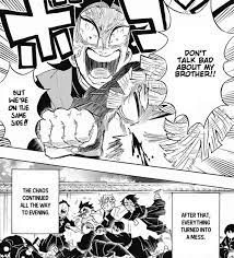 D on X: genya punching zenitsu for talking shit abt sanemi lmao they're  truly brothers also the rest of the demon slayers trying to help tanjirou,  i wonder if they're doing it
