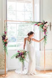No matter the theme, the place, flowers always make a perfect decoration for the wedding arch. Floral Arches Botanical Brouhaha Copperwedding Archdiy Wedding Arch Copper Wedding Arch Diy Wedding Arch