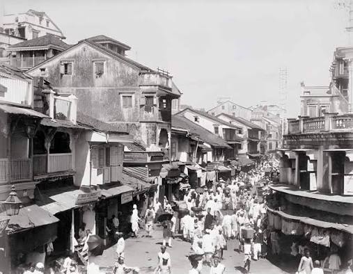 1850-1925 India, Views of old Bombay. Full collection of restored photographs. Updated.