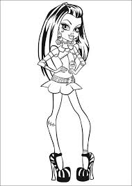 Monster High Coloring Pages 4 Monster Coloring Pages Monster High Characters Coloring Books