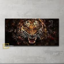 Kaplan Ozel Tasarim Illustrasyon Panoramik Kanvas Tablo 39 00 Tl Ve Ucretsiz Kargo Ile N11 Com Da Plustablo Kanvas Tablo Fiyati De Tablolar Kanvaslar Urunler
