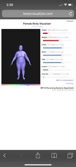 The body visualiser app is an attempt to create a web based 3d human body visualiser with options to import body measurements , using fashiontec's bodyapps web service and model the human body using the slider functions. Body Visualizer