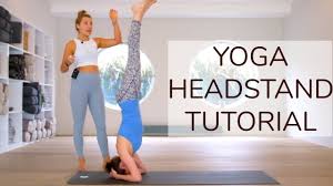 Yoga Headstand Tutorial Youtube In 2020 Headstand Tutorial Headstand Yoga Headstand