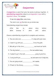 These are great for esl/efl students as well as young native speakers; Page 5 Conjunctions Worksheet Conjunctions Worksheet Grammar Worksheets English Grammar Dubai Khalifa