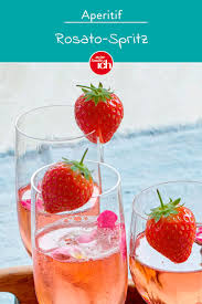 Rosato Spritz Coctail Rezepte Cocktails Mit Sekt Sommersnacks