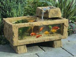 Aquarium Exterieur Fish Ponds Patio Design Outdoor