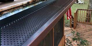 Perforated Metal Leaf Guards Keep Your Gutters Clean Leaf Guard Cleaning Gutters Gutters