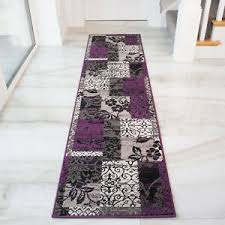 Choose a hallway runner rug in a bold motif for a welcoming accent to your entryway or consider one of our kitchen runner rugs to add a touch of cozy texture against tile or marble floors. Purple Hall Runner In Rugs For Sale Ebay