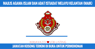 Kenyataan tender dan sebut harga majlis agama islam negeri johor. Majlis Agama Islam Dan Adat Istiadat Melayu Kelantan Maik Kerja Kosong Kerajaan