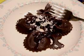 Chocolate Ravioli With Mascarpone Filling Scratchin It