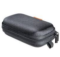 GLCON Rectangle Small Hard EVA Case - Portable Protection Earbud Case  Zipper Pouch for Headset, Earphone, Flash Drive, Charging Cable, Key - Mesh  ...